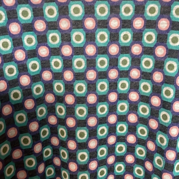 LuLaRoe size Medium Black with Multicolor Dots Patterned Lightweight Cardigan - Picture 5 of 6